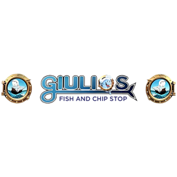 Giulio's Fish and Chips Stop logo.